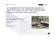 Construction logistics: a framework for EMAT tendering