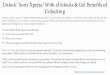 Unlock Sony Xperia With eUnlocks & Its Benefits of Unlocking