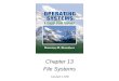 Chapter 13   file systems