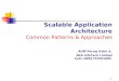 Knowledge share about scalable application architecture