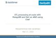 DevOps for ETL processing at scale with MongoDB, Solr, AWS and Chef