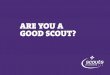 Are you a good scout? - PHPNW15 Unconf