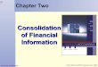consolidation of financial information