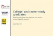 College- and career-ready graduates