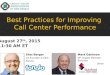 Best Practices for Improving Call Center Performance