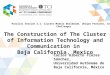 TCI 2015 The Construction of The Cluster of Information Technology and Communication in  Baja California, Mexico