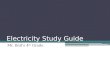 Electricity study guide