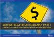 Presentation, Moving Beaverton Forward