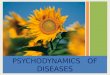 Psycho dynamics & patho physiology of diseases