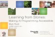 Learning from Stories: Making AI Programming Accessible - Mark Riedl