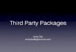 Django Third party packages