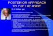 Posterior approach to the hip joint(41)