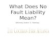 What Does No Fault Liability Mean?