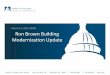 Ron Brown Building Modernization Update Presentation (March 19, 2016)