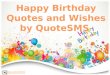 Happy birthday wishes, Quotes and Images