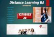 Distance Learning B.A in Hindi in Noida  {{92788-88318}}