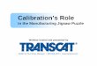 Transcat's "Calibration's Role in the Manufacturing Jigsaw Puzzle" Presentation