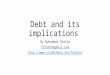 Lec 11-12-13 debt;  a comprehensive discusssion