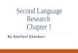 Chapter 1 - Introduction to Research