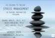 Six Reasons to Include Stress Management in Teacher Preparation Programs