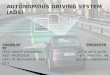 Autonomous driving system (ads)