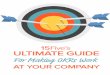 15Five's Ultimate Guide For Making OKRs Work At Your Company (Part 2)