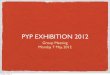 Pyp Exhibition Group Meeting 2