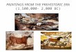 Paintings from the prehistoric era (1,500,000  2,000