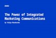 #M/PR: Юлія Мусаковська: "The Power of Integrated Marketing Communications"