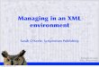 Managing in an XML environment