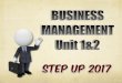BUSINESS MANAGEMENT STEPUP 2017