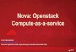 Nova: Openstack Compute-as-a-service