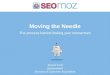 Moving the Needle on Your Marketing Efforts