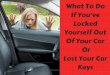 What to do if you've locked yourself out of your car or lost your car keys