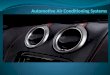 Automotive Air Conditioning systems