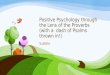 Postive psychology through the lens of the proverbs