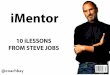 iMentor Steve Jobs