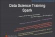 Data Science with Spark - Training at SparkSummit (East)