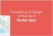 Top Rental Apps: Let's look at the User Experience