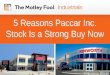 5 Reasons Paccar Inc. Stock is a Strong Buy Now