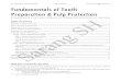 Fundamentals of Tooth Preparation (Operative Dentistry)