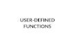 User defined functions in C programmig