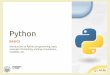 AmI 2017 - Python basics