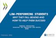 Low-Performing Students- Why They Fall Behind and How to Help Them Succeed