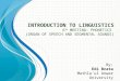 Intro. to Linguistics_6 Phonetics (Organ of Speech, Segment, Articulation)