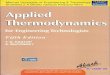 Applied thermodynamics  fifth edition by t.d eastop and a. mcconkey