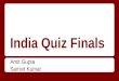 India Quiz Finals