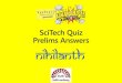 Nihilanth 2015 - Sci Tech Quiz - Prelims & Answers