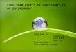 Effect of Agrochemicals on Environment