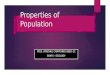 Properties of population ppt